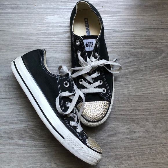 Converse Shoes - Rhinestone Bling Converse 🌺